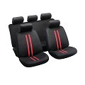Set completo di fodere auto universali GTI TIGER colore rosso