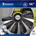 Set 4 Copriruota 14'' NVS 3D MICHELIN Colore Nero