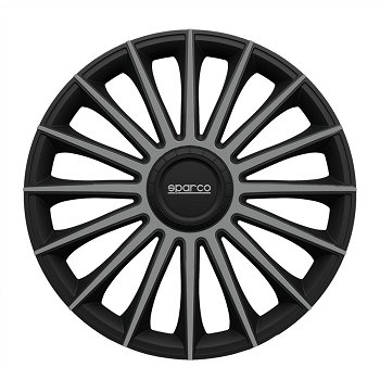 4 Copricerchi SPARCO TREVISO nero/grigio 16''