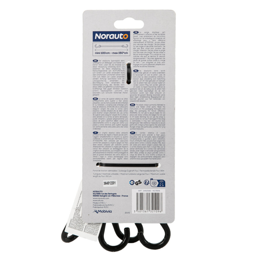 Cavi Elastici Master Lock 3034EURDAT Con Ganci In Acciaio - 80 Cm, Portata 75 Kg Per Trasporto E Campeggio - Foto 11