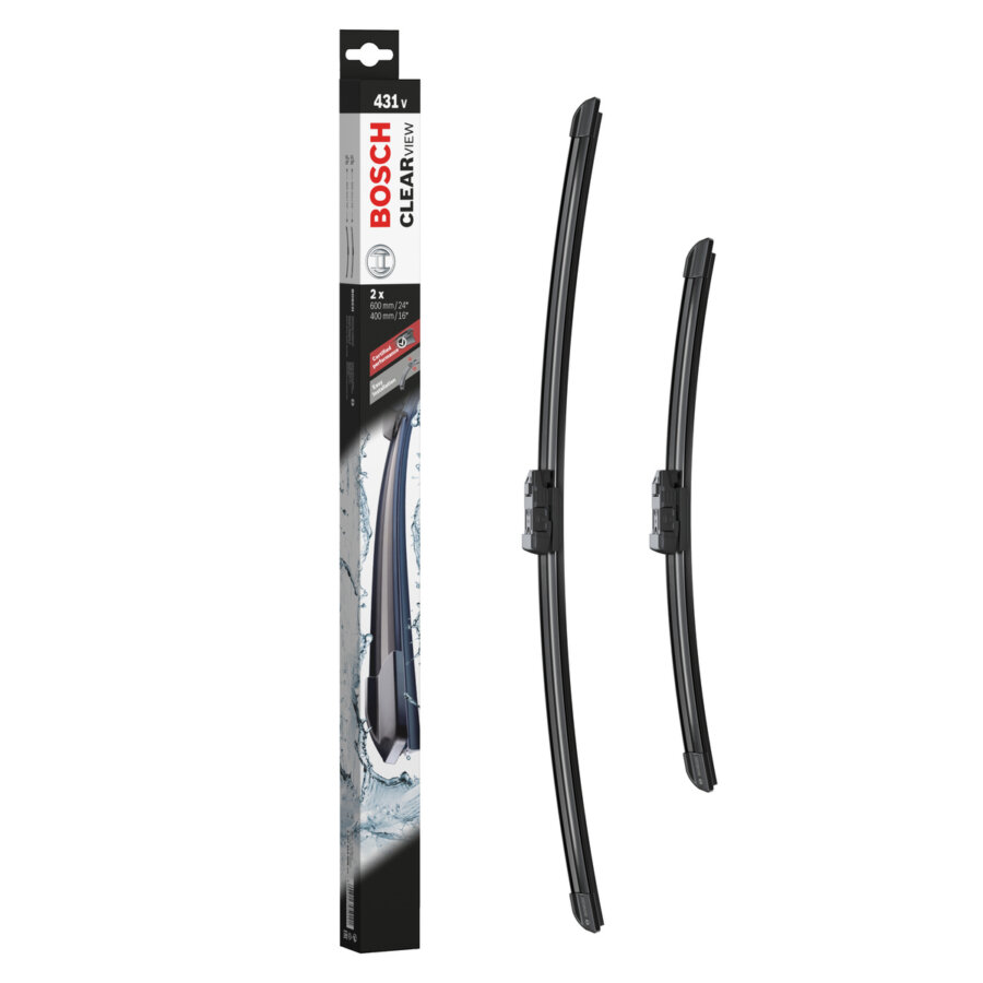 Kit 2 Spazzole Tergicristallo Anteriori Per Citroen DS5 (B81) Dal 2011, Misure 700mm E 650mm, Andreini