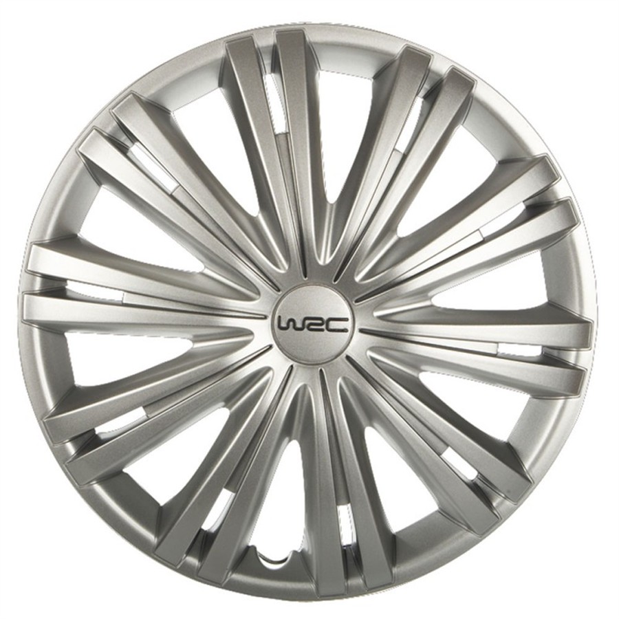 Copricerchi WRC Turbo Bicolore Per Cerchi Da 15 Pollici - Grigio/Nero, Set Di 4 Pezzi - Foto 6