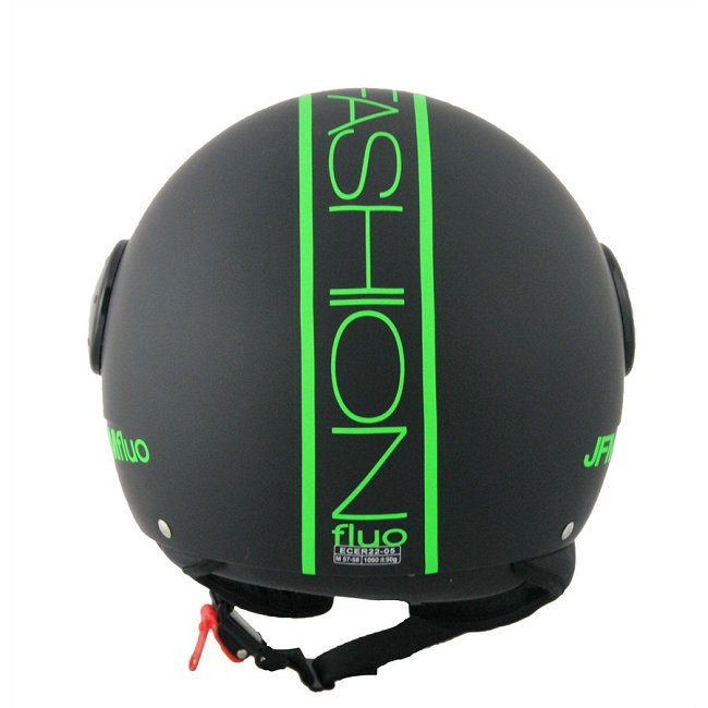 Casco Jet JFM 400 nero verde fluo taglia M : Norauto.it