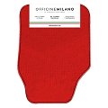 Set 4 tappeti OFFICINE MILANO ROSSO  in moquette
