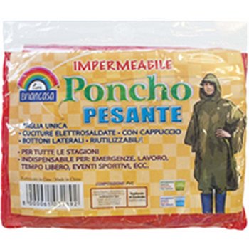 Poncho impermeabile pesante