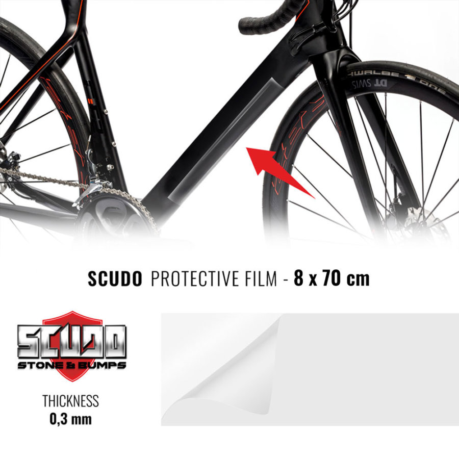 3 Adesivi Protettivi Telaio Bici - Pellicola Carbonio Per MTB E Bici Da Corsa - Anti Graffi E Usura - Foto 4